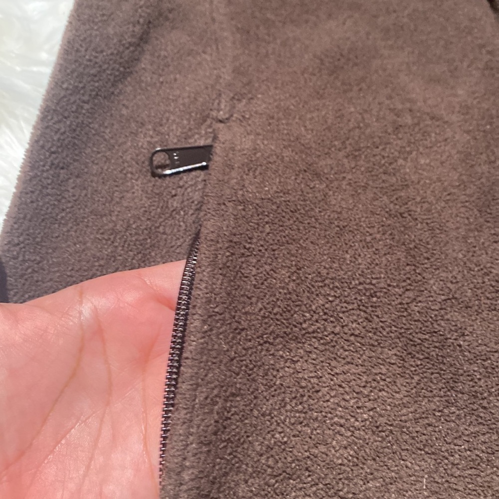 Columbia Brown zip up fleece jacket - Picture 3 of 10